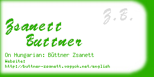 zsanett buttner business card
