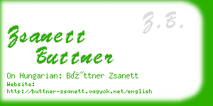 zsanett buttner business card